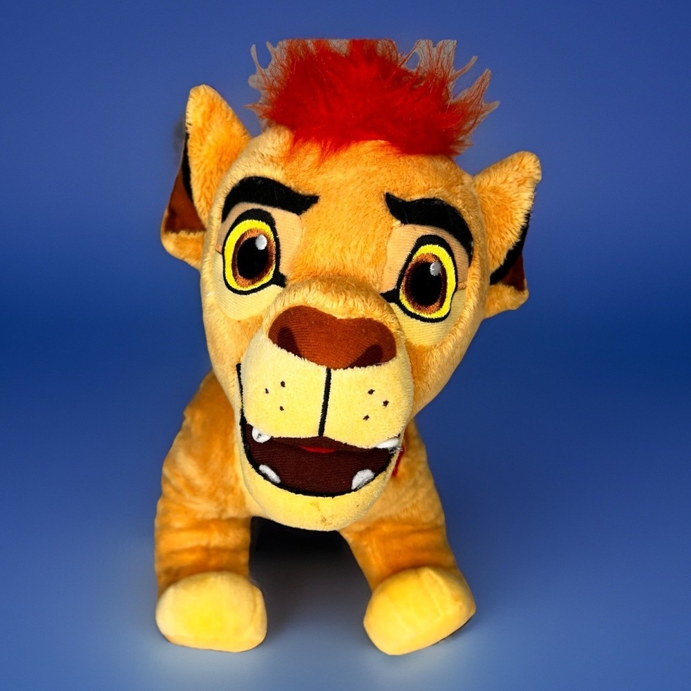 Disney Lion Guard Kion Plush 16" Stuffed Animal Just Play Sound Box Nonworking